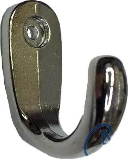 Büyük Tekli Fincan Askı, Dekor Askısı - Nikel, 100 Adet, 12x23x30 Mm