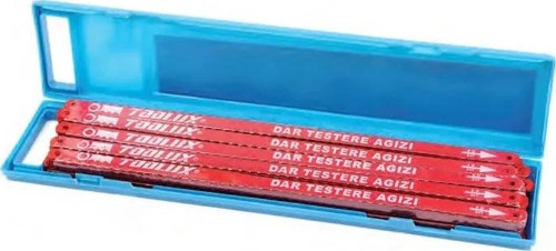 Dar Demir Testere Ağzı Çift Taraflı - 5 Adet