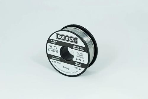 30-70 Lehim Teli 200 Gr 1,6 Mm Sn:30 - Pb:70