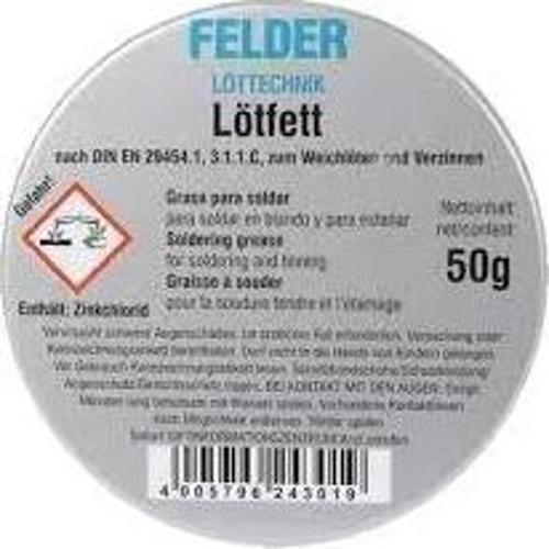 Felder Lötfett Lehim Pastası 50 Gr