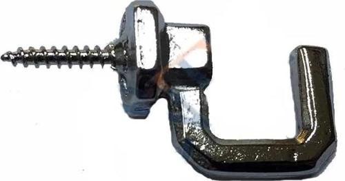 Vidalı Kanca, Askı Büyük - 15x23mm, Nikel - 100 Adet