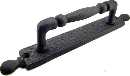 Antika Tarz Dekoratif Pirinç Misket Çekme Kapı Kolu - 223x33 Mm, Oksit