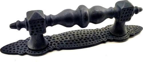 Antika Tarz Dekoratif Pirinç Ağır Kapı Çekme Kolu - Küçük, 215x40 Mm, Oksit