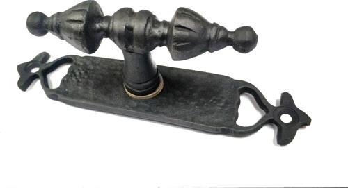 Antika Tarz Dekoratif Pirinç Burma Pencere Kolu - 152x32 Mm, Oksit