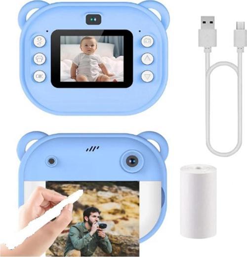 Dijital Video Kayıt Fotoğraf Çocuk Kamerası Anlık Termal Resim Kağıt Baskılı