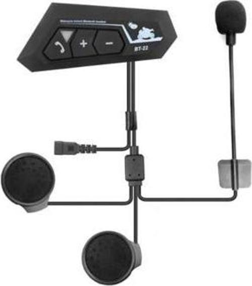 Bt22 Kask Kulaklık Bluetooth Motosiklet Kulaklık 5.0 Bluetooth Interkom Motorsiklet Kulaklık