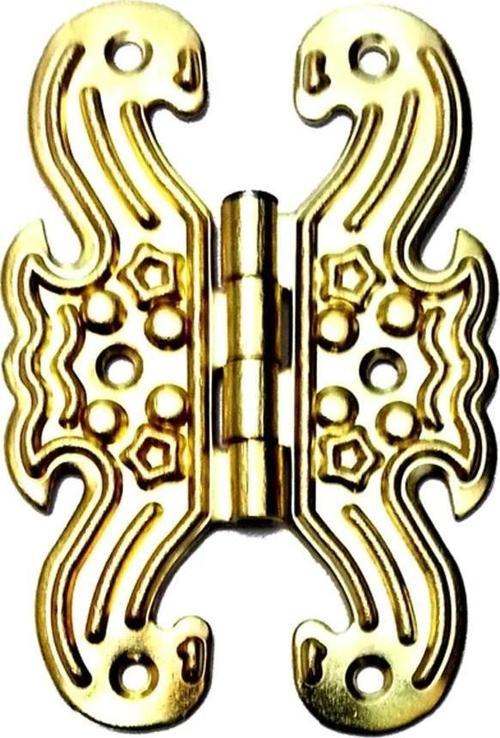 Dekoratif Sac Kelebek Menteşe - Büyük, Sarı, 100 Adet