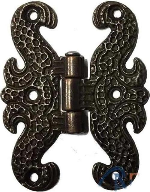 Zamak Kelebek Menteşe - Büyük, 50x67mm, Oksit, 1 Adet
