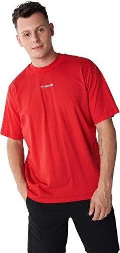 Hmlsean Oversize Tshirt Erkek Günlük Tişört 911856-3658 Kırmızı