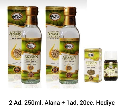 Krk Anason Aroması 2 x 250 ml. + 20cc Hediyeli