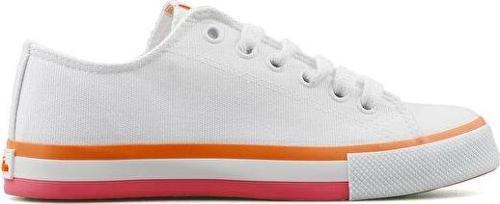 Benetton Bn 30176 Beyaz Turuncu Kadın Günlük Ayakkabı BN-30176-BEYAZ-TURUNCU Beyaz