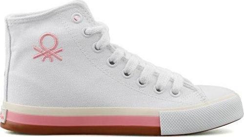 Benetton Bn30189 Beyaz Pudra Kadın Günlük Ayakkabı BN30189-BEYAZ-PUDRA Beyaz