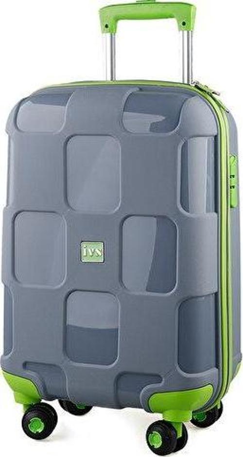 ivs Duman Gri Yesil Kare Buyuk Boy Büyük Boy Seyahat Çantası PP4040-075-L Gri