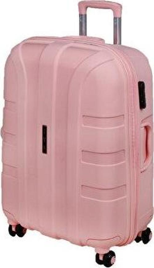 Pudra Pembe Valiz Kabin Boy Kabin Boy Seyahat Çantası PP1010-690-S Pembe