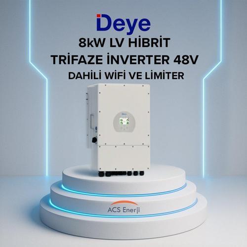 8KW HİBRİT TRİFAZE İNVERTER LV