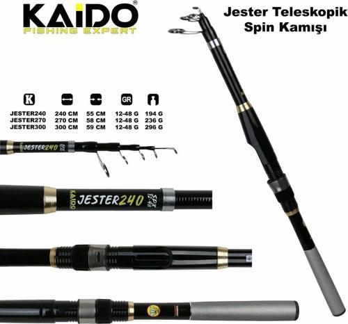 Jester 300 Cm 12-48 Gr %100 Carbon Spin Kamışı