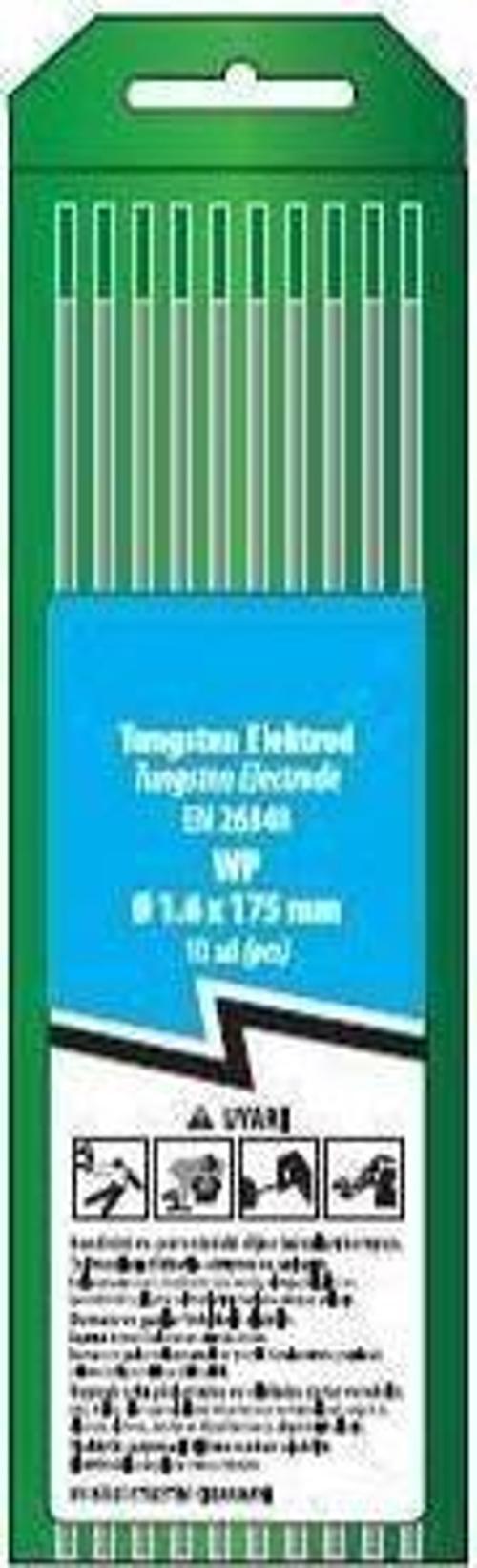 WP Yeşil Saf Tungsten Elektrot 10'lu Paket 3,2mm