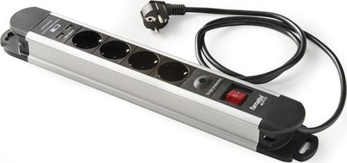 Akım Korumalı Anahtarlı Topraklı Grup Priz Usbli 4lü