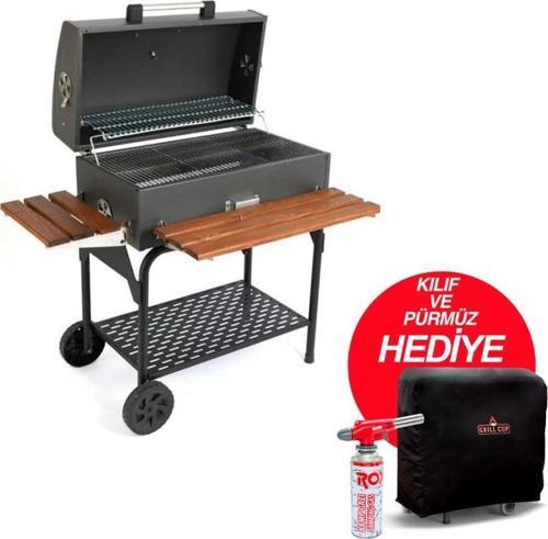 GC-075 Kömürlü Mangal  MatSiyah
