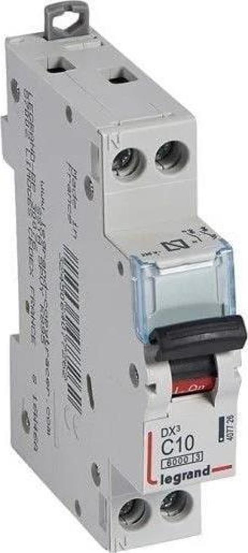 407726 Otomatik Sigorta C Tipi 1 Faz+Nötr 10 Amper