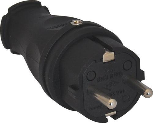 Kauçuk Düz Fiş 1x16A