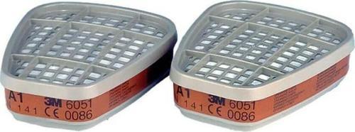 6051 A1 Organik Gaz ve Buhar Filtresi 2li Paket