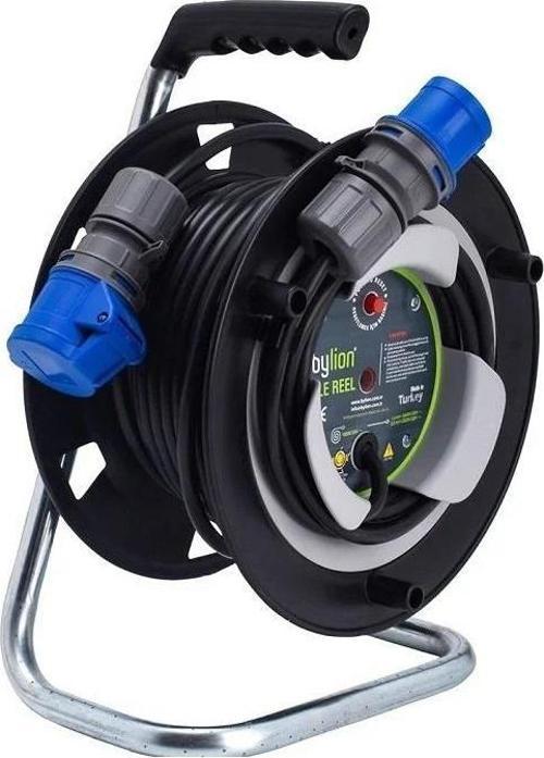 Karavan Tipi Seyyar Makaralı Uzatma Kablosu 3x2,5mm 30mt