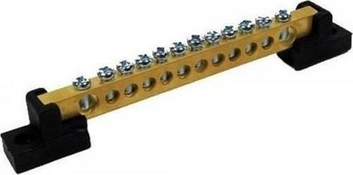 Ayaklı Pano Topraklama Klemensleri 80A 15Delikli