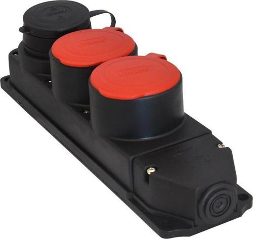 Kauçuk Üçlü Grup Priz 1x(1x16A)-2x(3x25A)