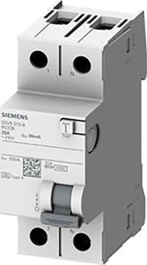 5SV5312-6 Kaçak Akım Koruma Rölesi 2x25A 30Ma