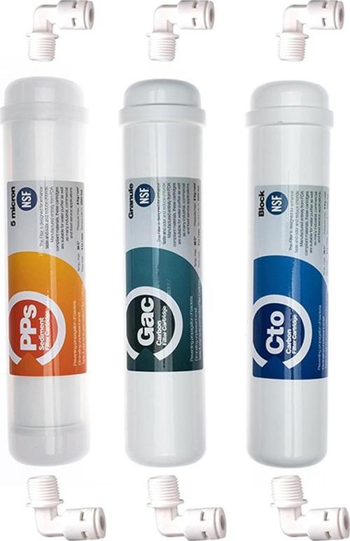 Su Arıtma Ihlas Aura Cebilon Plus 3'lü Filtre Seti Inline Sistem Eco Seri