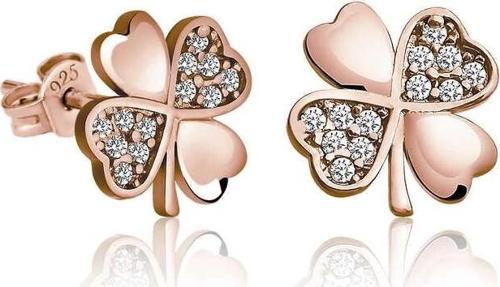 Gümüş Yonca Kadın Küpe