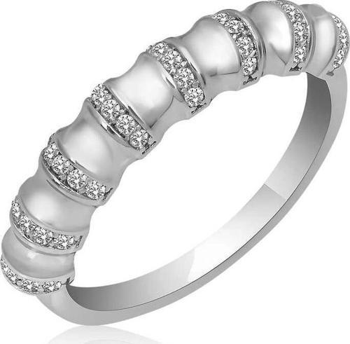 Gümüş Zirkon Taşlı Kadın Yüzük