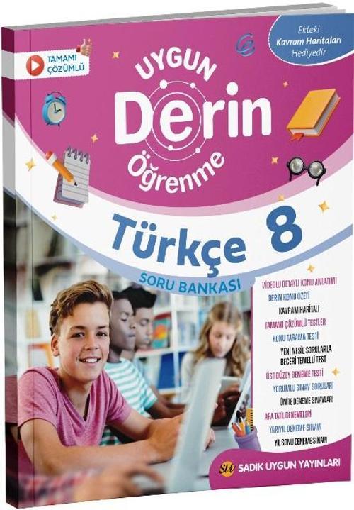 8. Sınıf LGS Türkçe Derin Öğrenme Soru Bankası