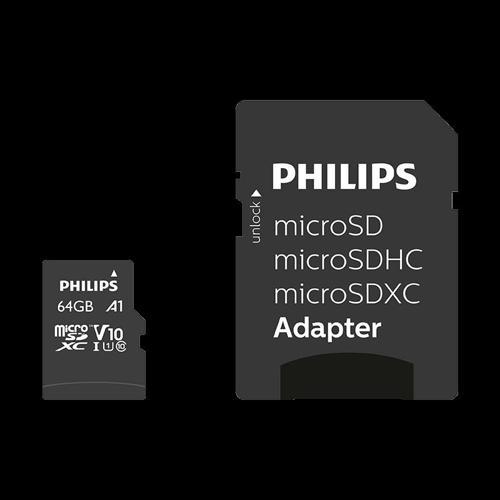 Phılıps 64gb Mıcro Sdxc 80 Mb/s C10 Fm64mp45b/00