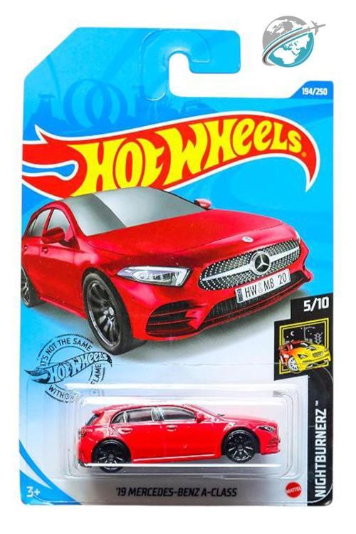 -'19 Mercedes-Benz A-Class (1/64) Kırmızı - Yurt Dışı Uzun Kartonet - 2020 Serisi