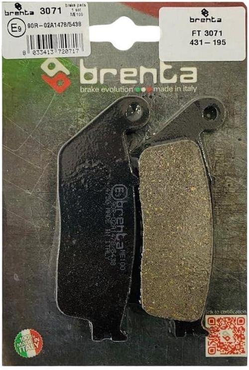 431-195 1994-1996 Honda XL 600 Transalp Uyumlu Ön Fren Balatası Organik Balata