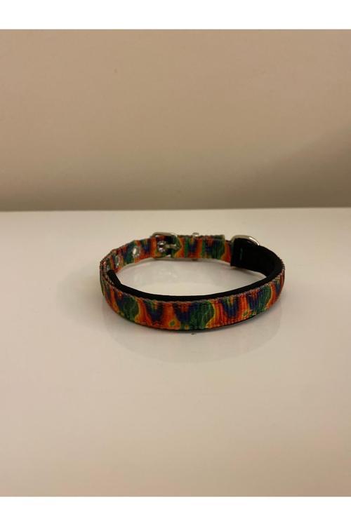 Renkli Desenli Köpek Tasması 2X50 Cm