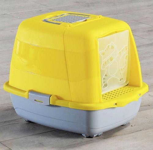 Kedi Tuvaleti Kapalı Kedi Desenli