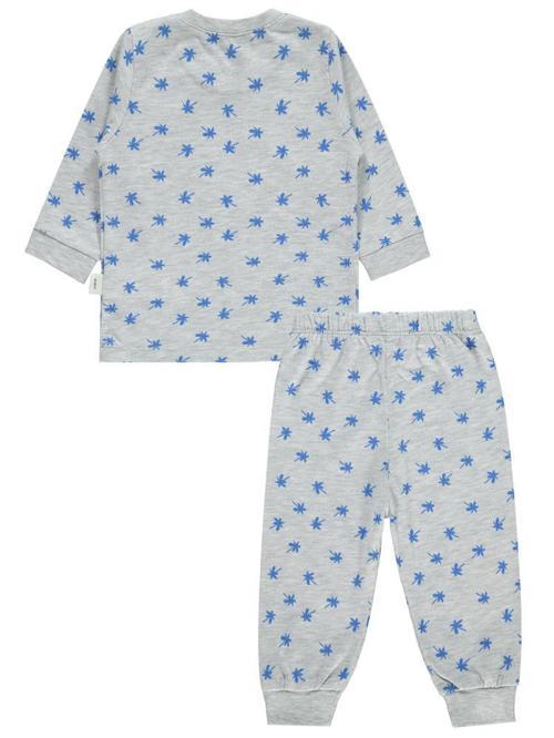 Palmiye Emprime 6-18 Ay Erkek Pijama Takım - Gri9-12 Ay