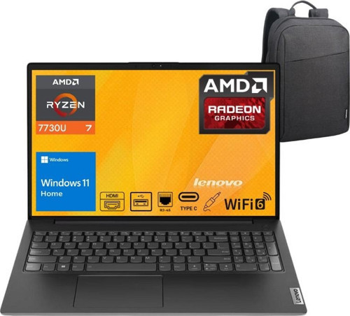 V15 G4 ABP AMD Ryzen 7 7730U 40GB 512GB SSD 15.6" FHD Win11 Taşınabilir Bilgisayar 82YY0012TR - Mouse WZ28