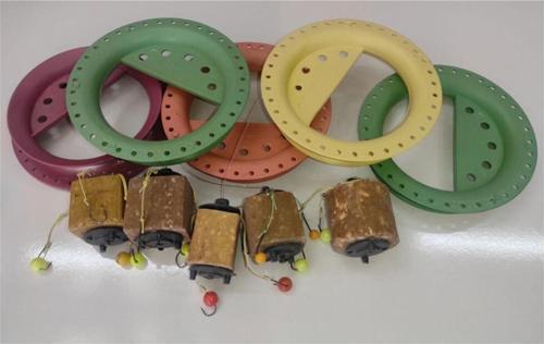 Küspeli Kasnaklı Olta Takımı 3 Iğneli (5 Adet)