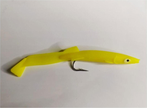 Raglou Tarzı Iğneli Silikon Yem 10,5 Cm Sarı (2 AD)