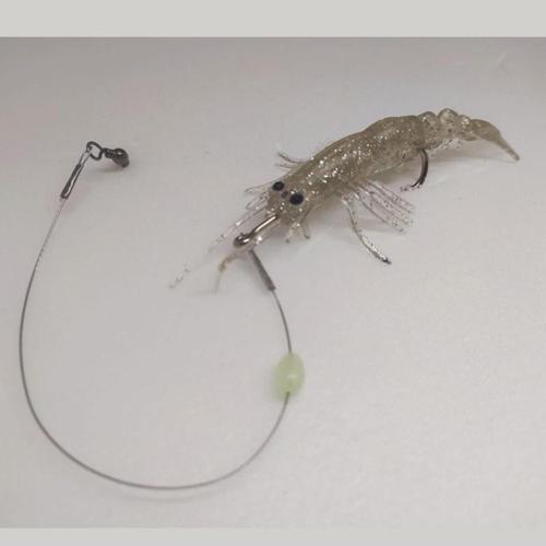 Karides Sahte Silikon Shrimp Balık Yemi Silikon Karides 7,62 cm 6,5 gr