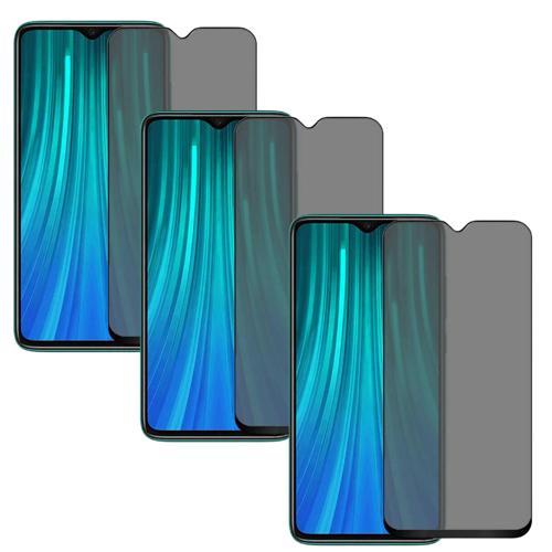Xiaomi Redmi Note 8 Uyumlu Tam Kaplayan Gizlilik Filtreli Mat Seramik Hayalet Ekran Koruyucu x3