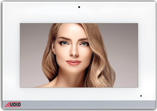 AUDIO 001196 Bus Plus 10.1" Görüntülü Diafon Dokunmatik Ekranlı Alarmlı Hafızalı Beyaz İlave Set