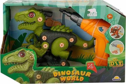 Sök Tak Dinozor ve Hareketli Matkap Seti Kız Erkek Çocuk Oyuncak Eğitici Oyuncaklar