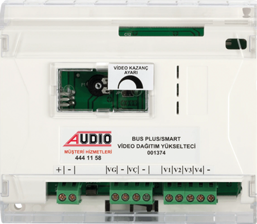 AUDIO 001374 Bus Plus Video Dağıtım Yükseltici Bus Plus/Smart – Beyaz Şase