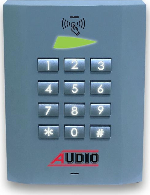 AUDIO 001425 Bus Plus Video Anahtarlayıcı Kartlı Geçi̇şli̇ Tuş Takımlı Kapı Gi̇ri̇ş Paneli̇ – Beyaz Şase