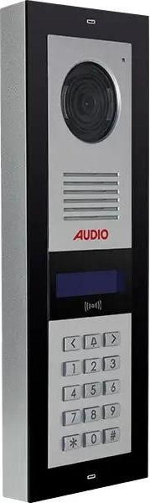 AUDIO 003002 Bus Plus 2X16 Ve 4X16 Lcd Ekranlı Zil Paneli (Mekanik Butonlu)– Siyah Şase